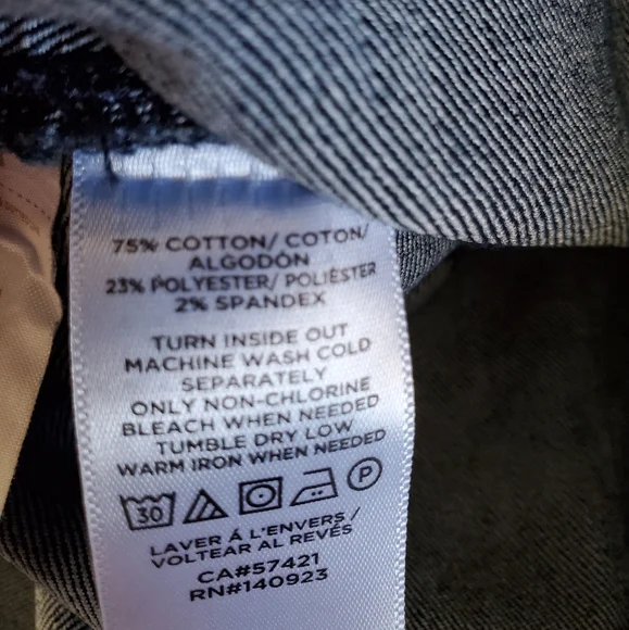 LOFT denim nautical sailor denim skirt, 29", blue - Picture 11 of 11